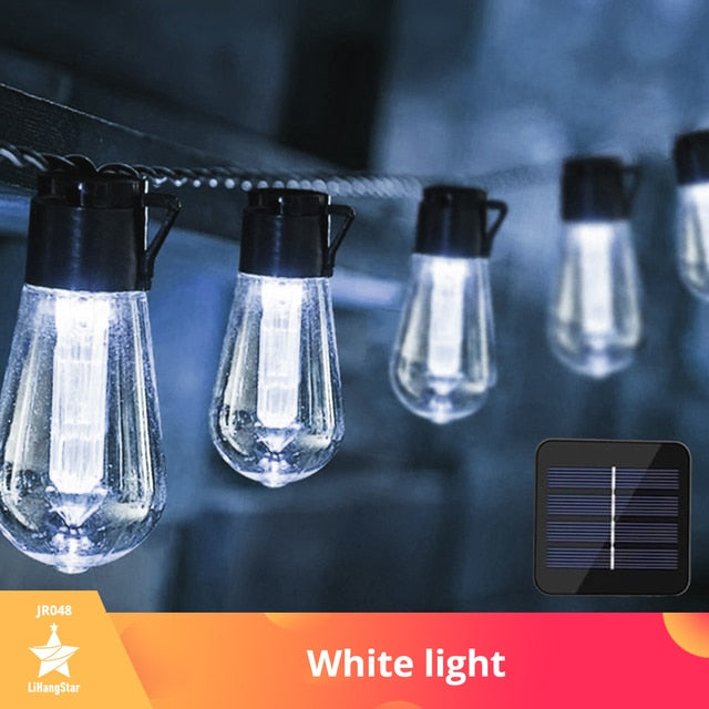 Retro Bulb LED Solar String Lights