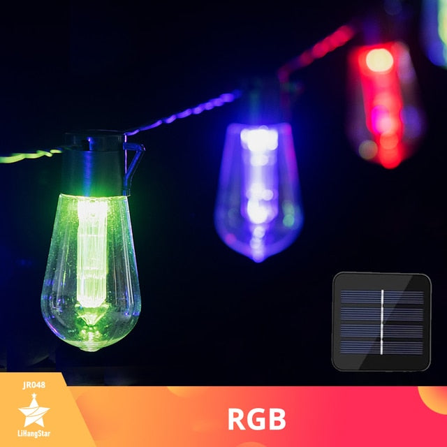 Retro Bulb LED Solar String Lights