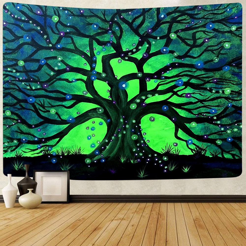 Psychedelic Tree Tapestries