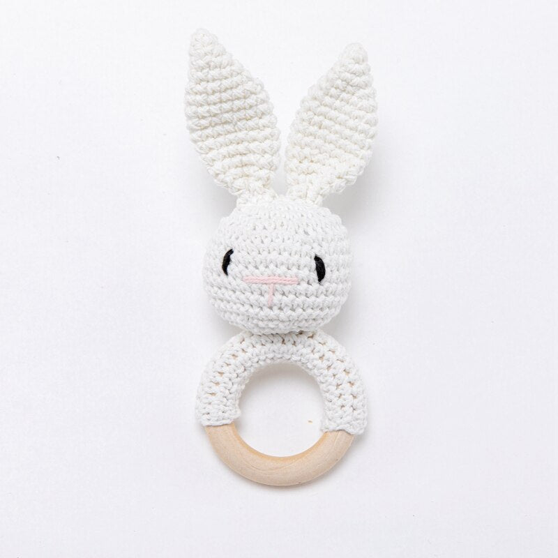 Baby Rattle Crochet Amigurumi Bunny