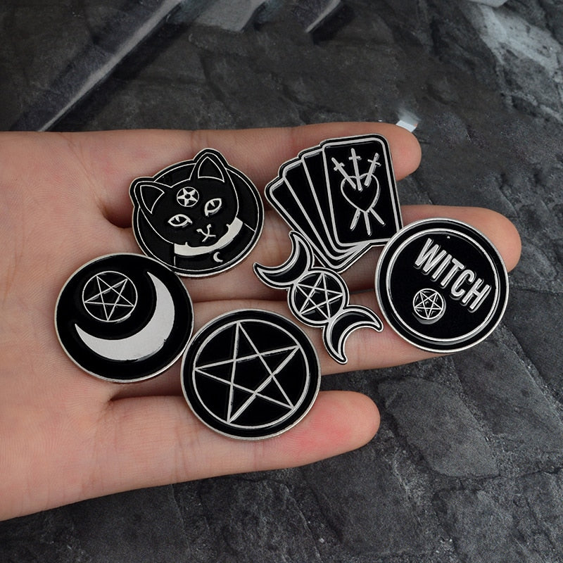 Witchy Fashion Pins