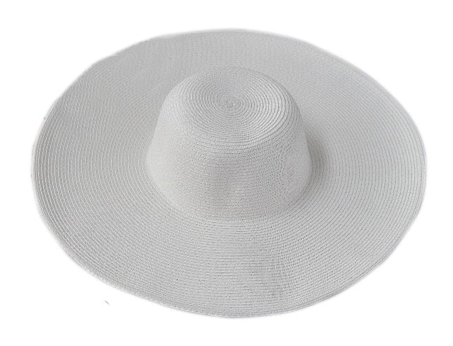 Women's Casual Sun Hat with Large Brim - Adjustable and Stylish Straw Hat for Summer