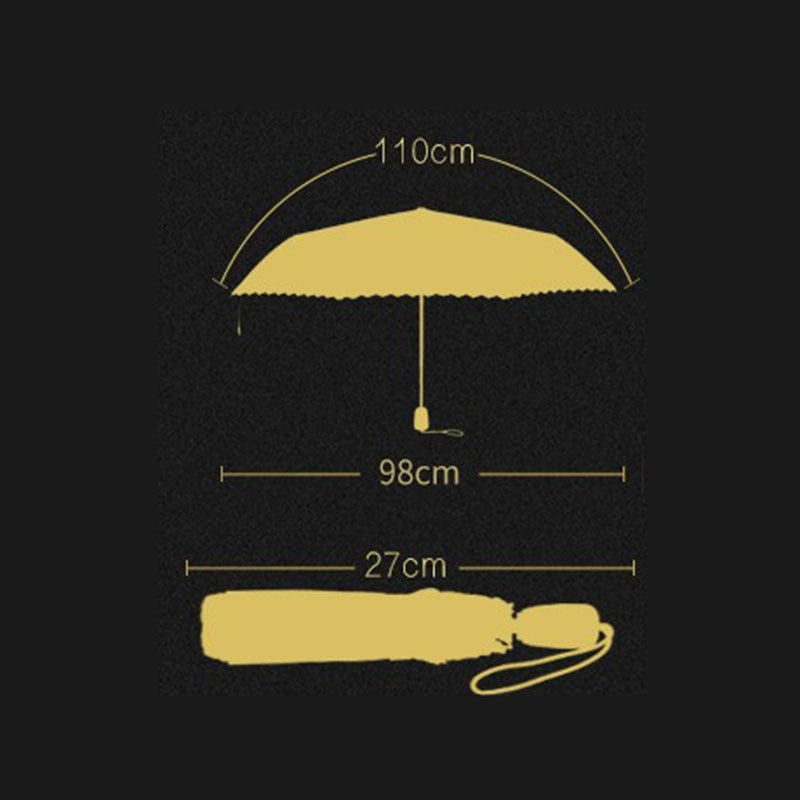 Luxury Constellation Umbrellas Windproof Folding Sun Rain Automatic Umbrella