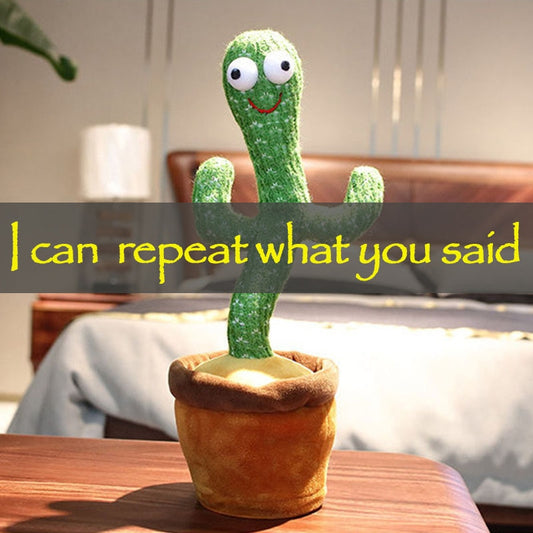 Lovely Talking Toy Dancing Cactus Doll - Fun and Educational Gift for Kids